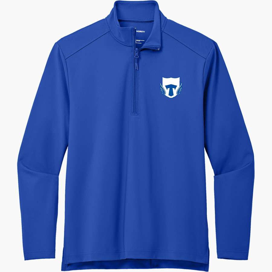 Royal Spring Titans <span class="pdp-name-mascot">Royal Spring Titans</span> Port Authority Men's Carbon-Free Double Knit 1/4 Zip