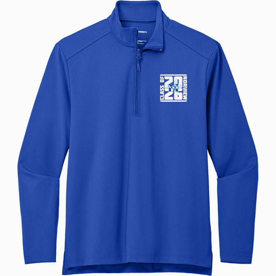NORVIEW HIGH SCHOOL PILOTS <span class="pdp-name-mascot">NORVIEW PILOTS</span> Port Authority Men's Carbon-Free Double Knit 1/4 Zip