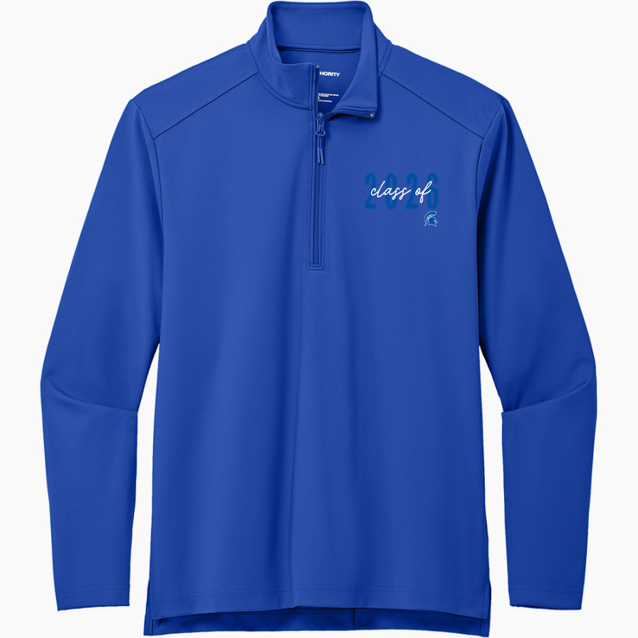 MID VALLEY HIGH SCHOOL SPARTANS <span class="pdp-name-mascot">MID VALLEY SPARTANS</span> Port Authority Men's Carbon-Free Double Knit 1/4 Zip