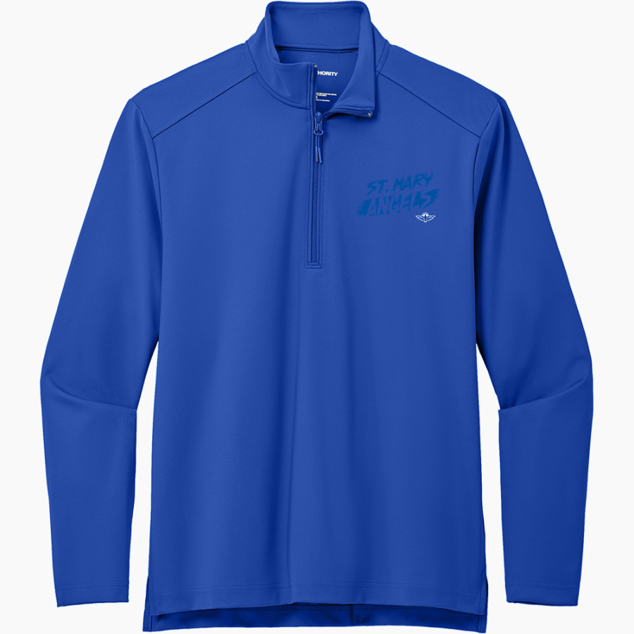 St. Mary Angels <span class="pdp-name-mascot">St. Mary Angels</span> Port Authority Men's Carbon-Free Double Knit 1/4 Zip