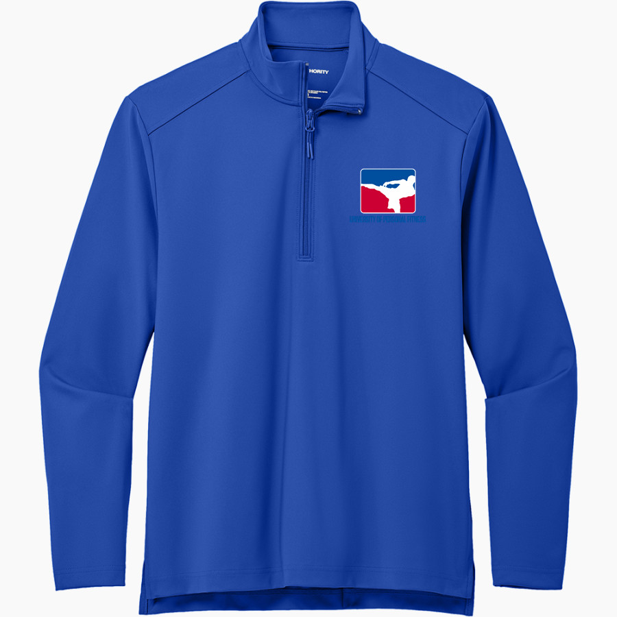 University of Personal Fitness University of Personal Fitness <span class="pdp-name-mascot">University of Personal Fitness</span> Port Authority Men's Carbon-Free Double Knit 1/4 Zip