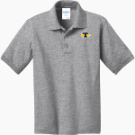 TROUP HIGH SCHOOL TIGERS <span class="pdp-name-mascot">TROUP TIGERS</span> Port & Company Youth 5.5 Ounce Jersey Knit Polo Front Thumbnail