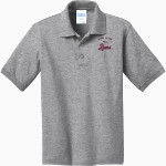 WILKINSON COUNTY CHRISTIAN ACADEMY RAMS <span class="pdp-name-mascot">WILKINSON CO RAMS</span> Port & Company Youth 5.5 Ounce Jersey Knit Polo Front Thumbnail