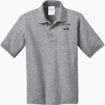 Brownsburg Hoops Bulldogs <span class="pdp-name-mascot">Brownsburg Hoops</span> Port & Company Youth 5.5 Ounce Jersey Knit Polo Front Thumbnail