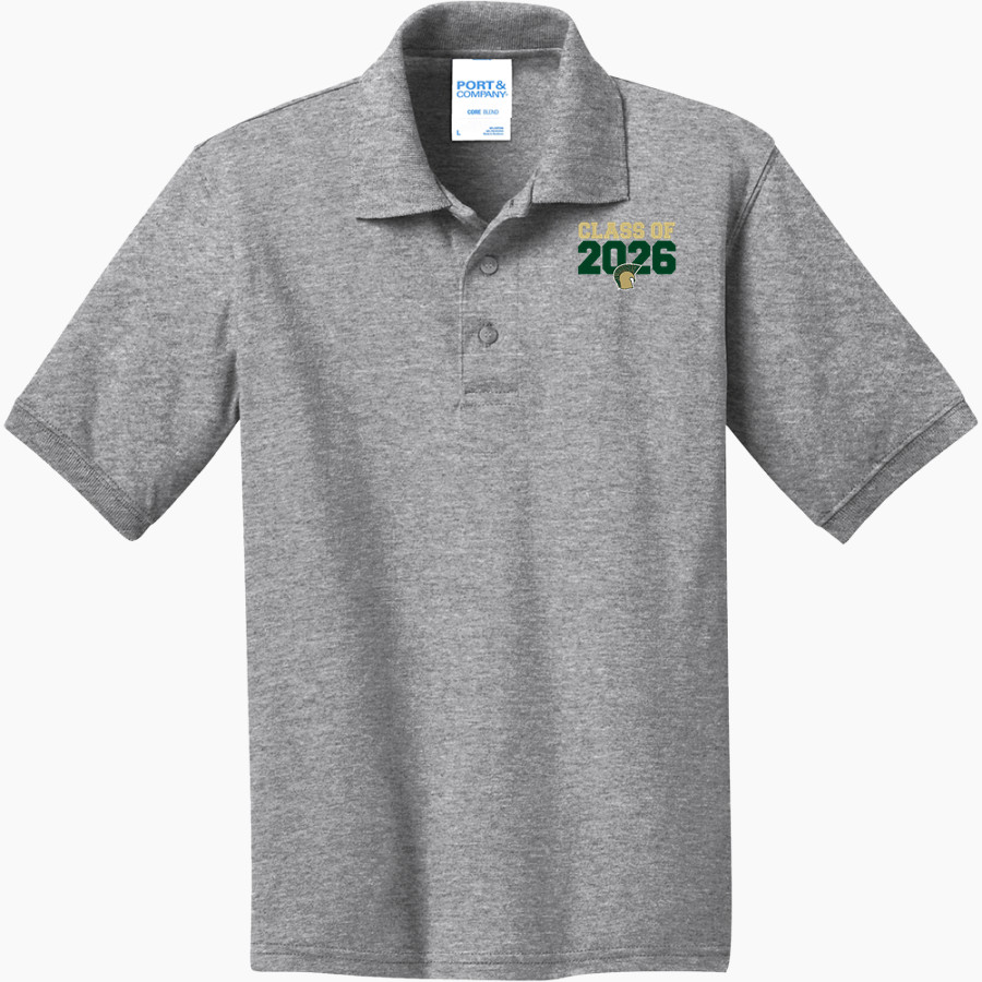 Mayo Spartans <span class="pdp-name-mascot">Mayo Spartans</span> Port & Company Youth 5.5 Ounce Jersey Knit Polo