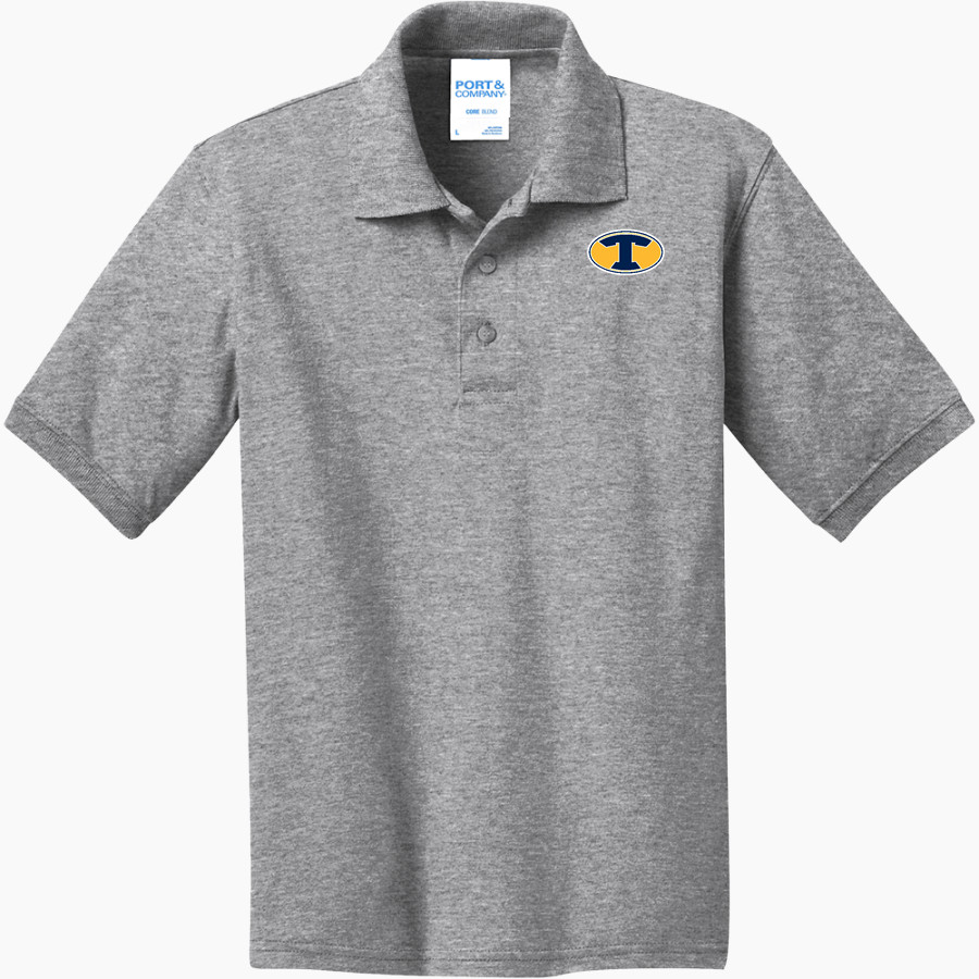 TROUP HIGH SCHOOL TIGERS <span class="pdp-name-mascot">TROUP TIGERS</span> Port & Company Youth 5.5 Ounce Jersey Knit Polo
