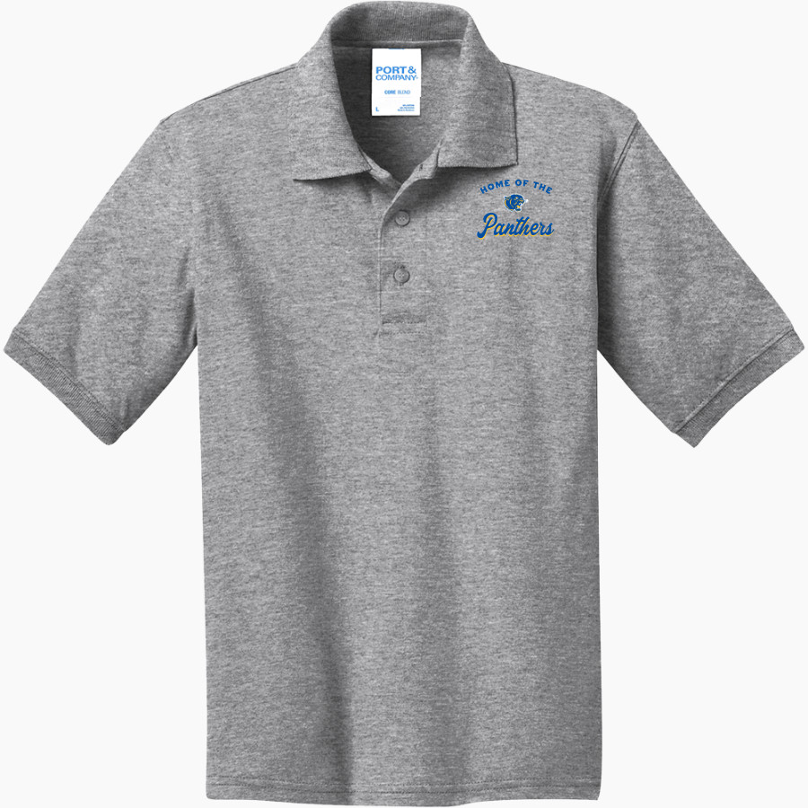 JAL HIGH SCHOOL PANTHERS <span class="pdp-name-mascot">JAL PANTHERS</span> Port & Company Youth 5.5 Ounce Jersey Knit Polo