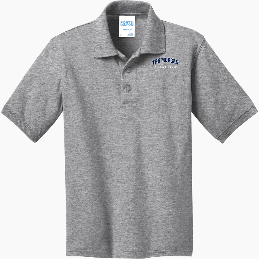 The Morgan Huskies <span class="pdp-name-mascot">The Morgan Huskies</span> Port & Company Youth 5.5 Ounce Jersey Knit Polo