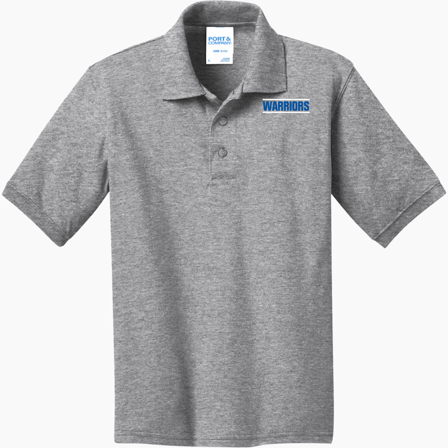 FAYETTEVILLE CHRISTIAN SCHOOL WARRIORS <span class="pdp-name-mascot">FAYETTEVILLE WARRIORS</span> Port & Company Youth 5.5 Ounce Jersey Knit Polo