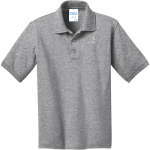 STEAMspark STEAMspark <span class="pdp-name-mascot">STEAMspark</span> Port & Company Youth 5.5 Ounce Jersey Knit Polo Front Thumbnail