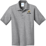 WAUPUN HIGH SCHOOL WARRIORS <span class="pdp-name-mascot">WAUPUN WARRIORS</span> Port & Company Youth 5.5 Ounce Jersey Knit Polo Front Thumbnail