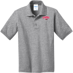 WILMOT UNION HIGH SCHOOL PANTHERS <span class="pdp-name-mascot">WILMOT PANTHERS</span> Port & Company Youth 5.5 Ounce Jersey Knit Polo Front Thumbnail