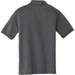Shelton State Bucs <span class="pdp-name-mascot">Shelton State Community College Bucs</span> Port & Company Youth 5.5 Ounce Jersey Knit Polo Back Thumbnail