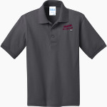 Vaughn College <span class="pdp-name-mascot">Vaughn College Warriors</span> Port & Company Youth 5.5 Ounce Jersey Knit Polo Front Thumbnail