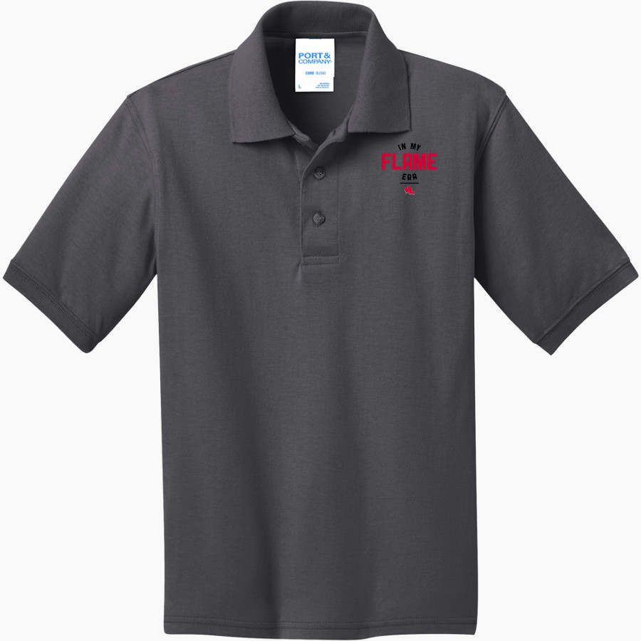 Valley Lutheran Flames <span class="pdp-name-mascot">Valley Lutheran High School Flames</span> Port & Company Youth 5.5 Ounce Jersey Knit Polo