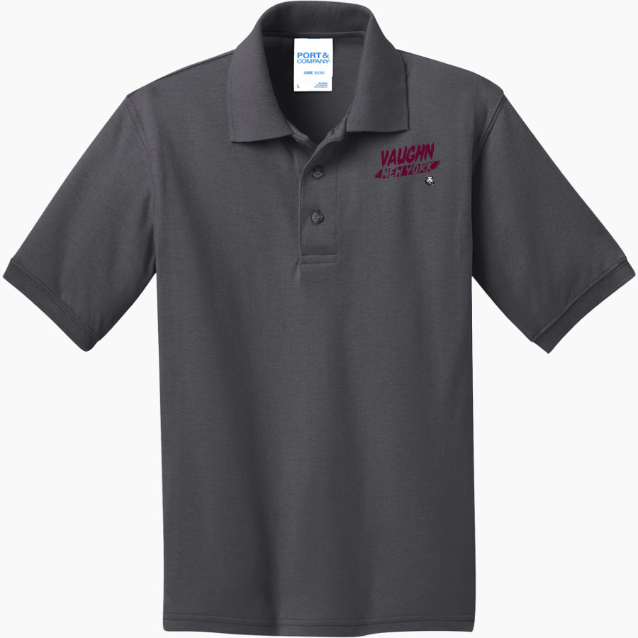 Vaughn College <span class="pdp-name-mascot">Vaughn College Warriors</span> Port & Company Youth 5.5 Ounce Jersey Knit Polo
