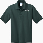 BOLES HIGH SCHOOL HORNETS Port & Company Youth 5.5 Ounce Jersey Knit Polo Front Thumbnail