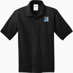 Washington Local Schools Online Store <span class="pdp-name-mascot">WHITMER PANTHERS</span> Port & Company Youth 5.5 Ounce Jersey Knit Polo Front Thumbnail