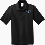 YANTIS HIGH SCHOOL OWLS <span class="pdp-name-mascot">YANTIS OWLS</span> Port & Company Youth 5.5 Ounce Jersey Knit Polo Front Thumbnail