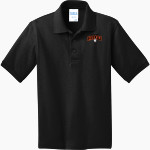 ABSAROKEE HIGH SCHOOL HUSKIES <span class="pdp-name-mascot">ABSAROKEE HUSKIES</span> Port & Company Youth 5.5 Ounce Jersey Knit Polo Front Thumbnail