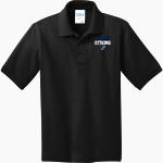 BARTLESVILLE HIGH SCHOOL BRUINS <span class="pdp-name-mascot">BARTLESVILLE BRUINS</span> Port & Company Youth 5.5 Ounce Jersey Knit Polo Front Thumbnail