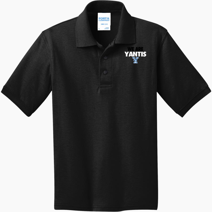 YANTIS HIGH SCHOOL OWLS <span class="pdp-name-mascot">YANTIS OWLS</span> Port & Company Youth 5.5 Ounce Jersey Knit Polo