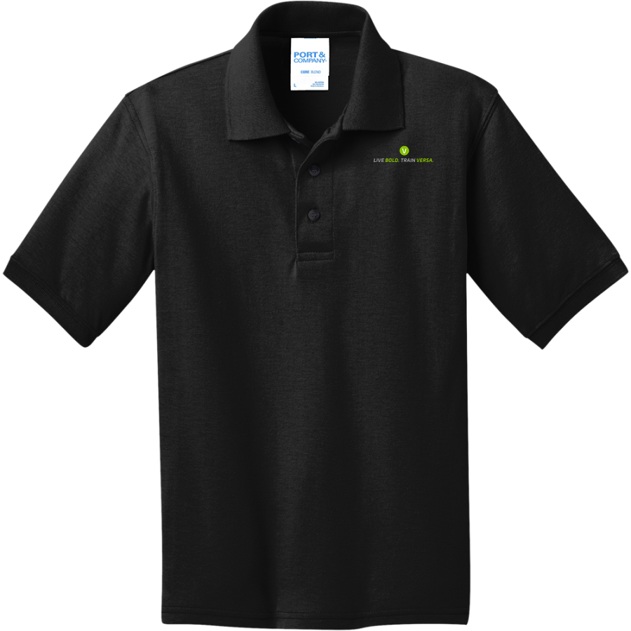 Versa Fitness <span class="pdp-name-mascot">Versa Fitness</span> Port & Company Youth 5.5 Ounce Jersey Knit Polo