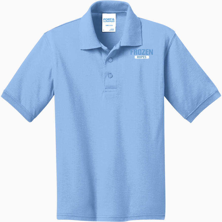 Frozen Ropes Natick Frozen Ropes Natick <span class="pdp-name-mascot">Frozen Ropes</span> Port & Company Youth 5.5 Ounce Jersey Knit Polo