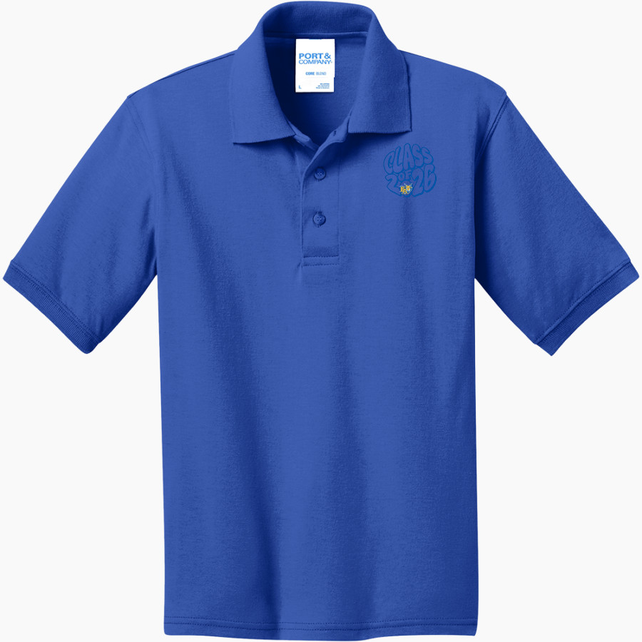 BACON ACADEMY BOBCATS <span class="pdp-name-mascot">BACON ACADEMY BOBCATS</span> Port & Company Youth 5.5 Ounce Jersey Knit Polo