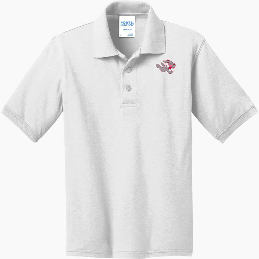 FISHERS HIGH SCHOOL TIGERS <span class="pdp-name-mascot">FISHERS TIGERS</span> Port & Company Youth 5.5 Ounce Jersey Knit Polo