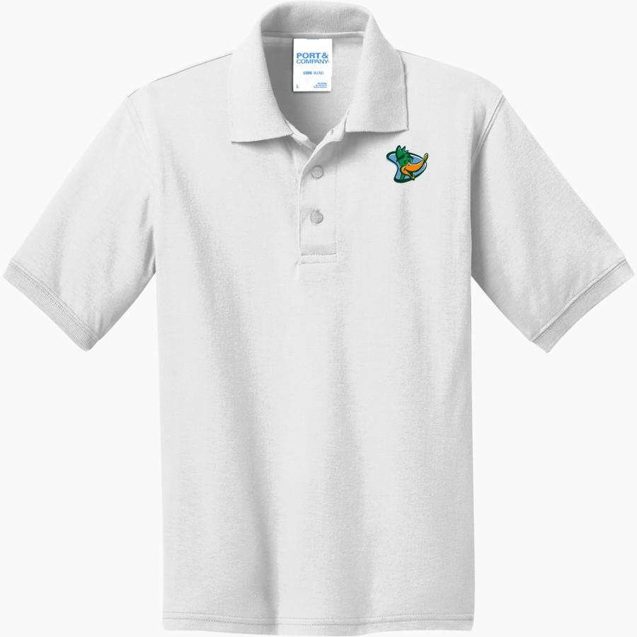 Delta College Pioneers <span class="pdp-name-mascot">Delta College Athletics Pioneers</span> Port & Company Youth 5.5 Ounce Jersey Knit Polo