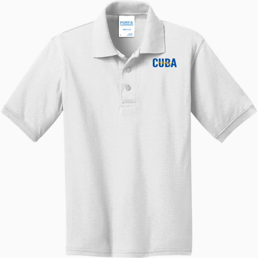 CUBA HIGH SCHOOL RAMS <span class="pdp-name-mascot">CUBA RAMS</span> Port & Company Youth 5.5 Ounce Jersey Knit Polo