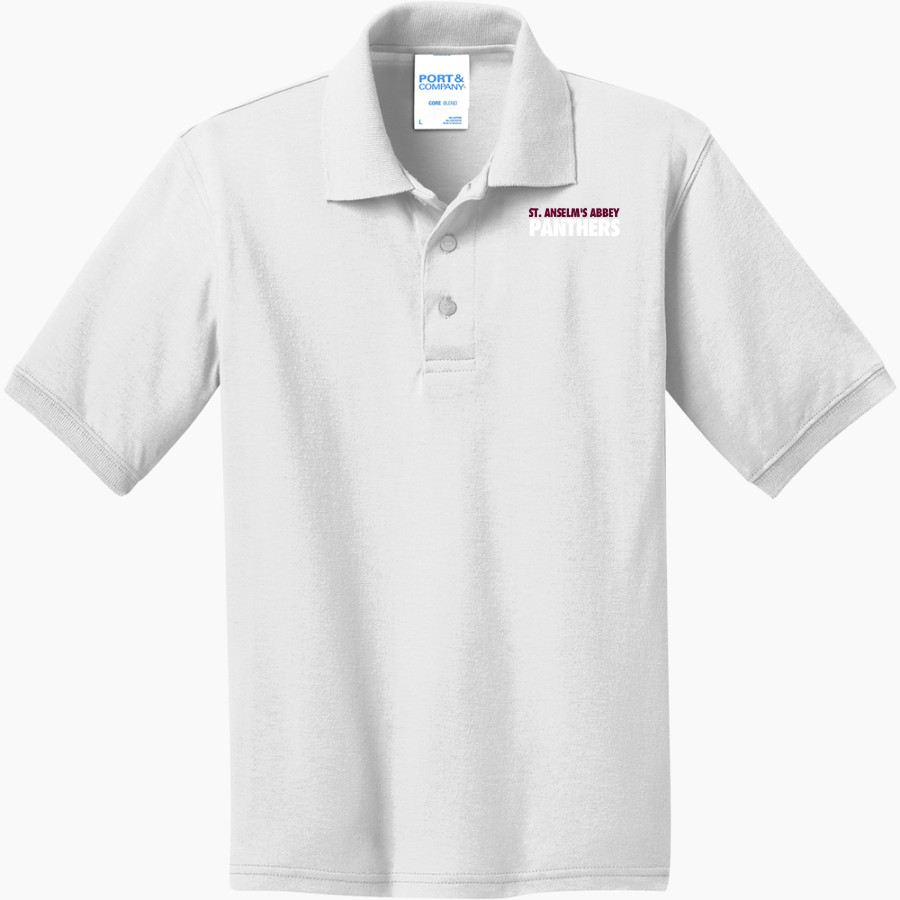 St. Anselm's Abbey Panthers <span class="pdp-name-mascot">Saint Anselm's Abbey Panthers</span> Port & Company Youth 5.5 Ounce Jersey Knit Polo