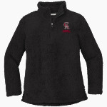 Carroll Rebels <span class="pdp-name-mascot">Carroll</span> Port Authority Women's Cozy 1/4-Zip Fleece Pullover Front Thumbnail