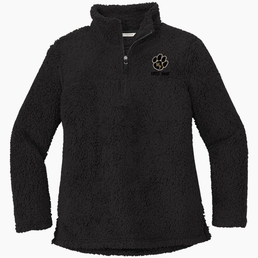Manassas Park Cougars <span class="pdp-name-mascot">Manassas Park Cougars</span> Port Authority Women's Cozy 1/4-Zip Fleece Pullover