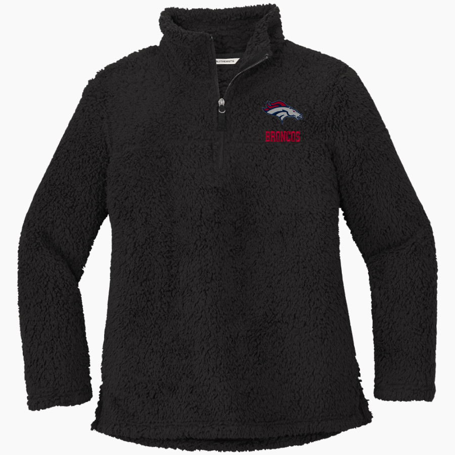 MIDDLEBURG HIGH SCHOOL BRONCOS Port Authority Women's Cozy 1/4-Zip Fleece Pullover