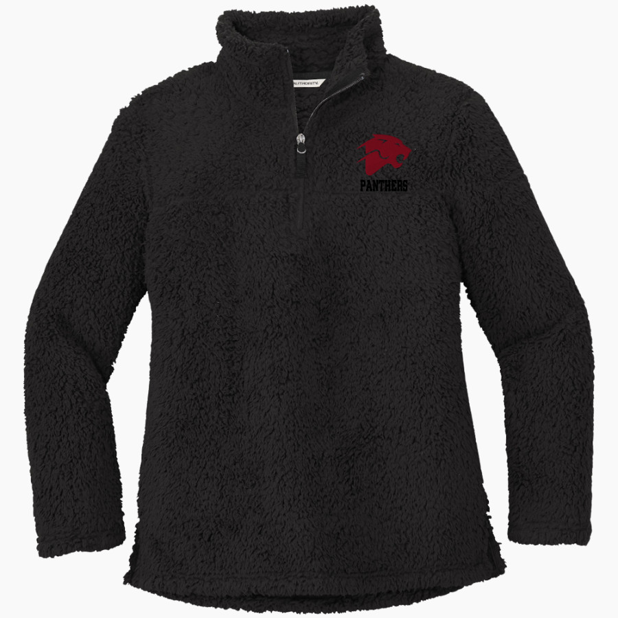 PACT Charter School Official Online Store <span class="pdp-name-mascot">Pact Charter Panthers</span> Port Authority Women's Cozy 1/4-Zip Fleece Pullover