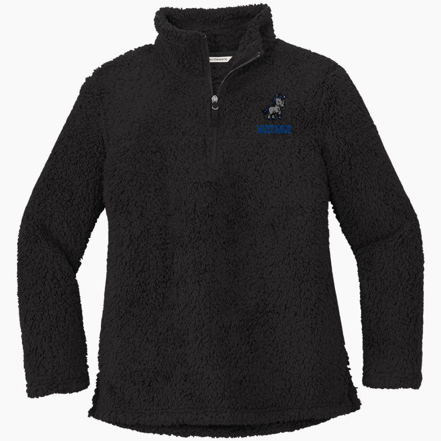 MacArthur Elementary Mustangs Port Authority Women's Cozy 1/4-Zip Fleece Pullover