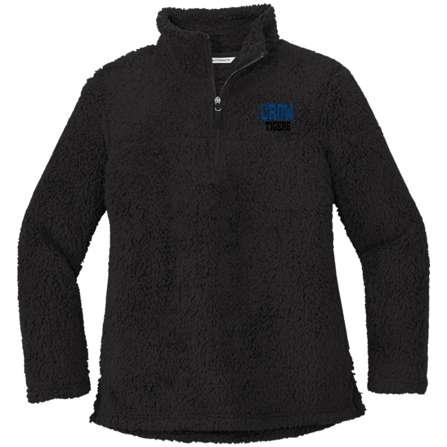 Crow Tigers <span class="pdp-name-mascot">Crow Middle School Tigers</span> Port Authority Women's Cozy 1/4-Zip Fleece Pullover