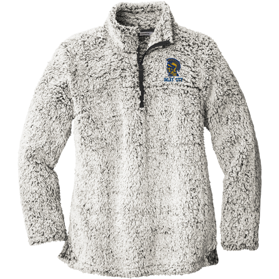 Imlay City Spartans <span class="pdp-name-mascot">Imlay City Spartans</span> Port Authority Women's Cozy 1/4-Zip Fleece Pullover