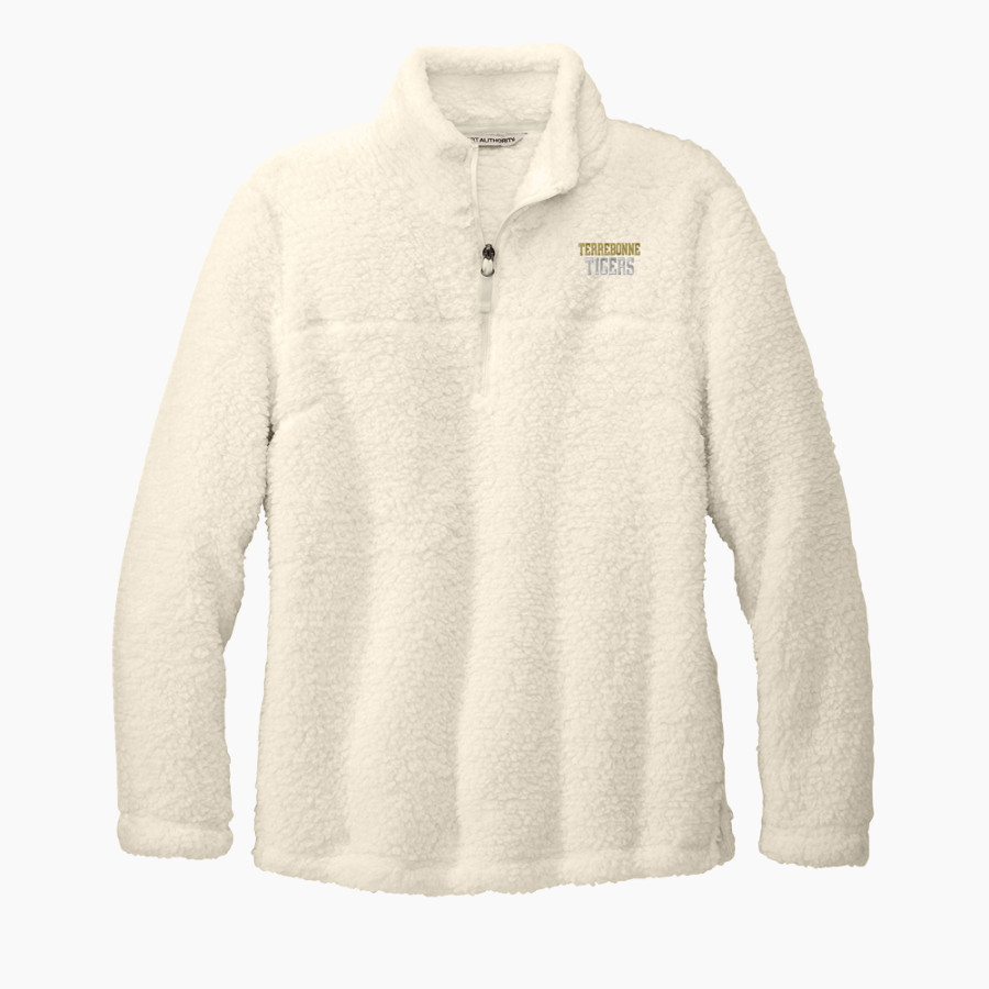 TERREBONNE HIGH SCHOOL TIGERS <span class="pdp-name-mascot">TERREBONNE TIGERS</span> Port Authority Women's Cozy 1/4-Zip Fleece Pullover