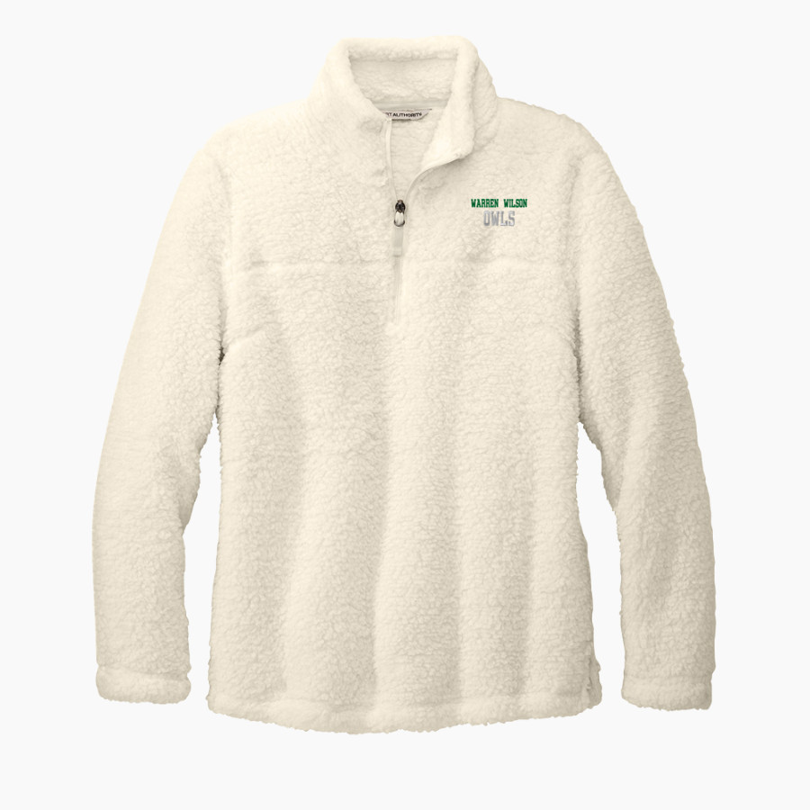 Warren Wilson Owls Port Authority Women's Cozy 1/4-Zip Fleece Pullover