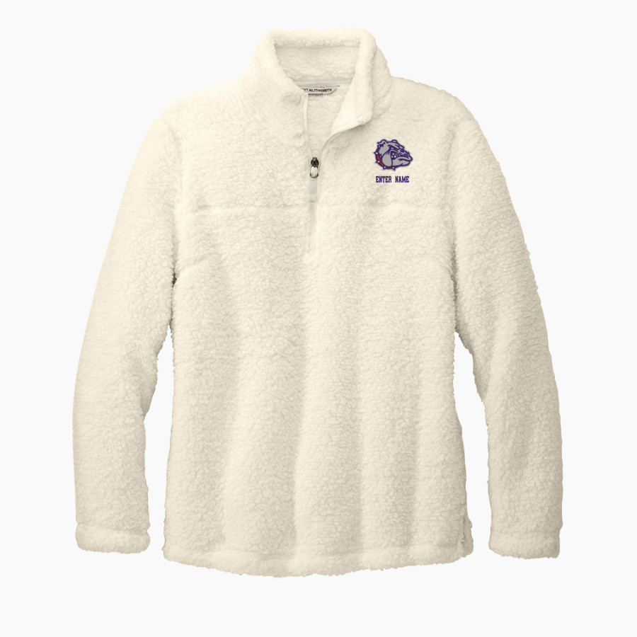 BEMENT MIDDLE SCHOOL BULLDOGS <span class="pdp-name-mascot">BEMENT BULLDOGS</span> Port Authority Women's Cozy 1/4-Zip Fleece Pullover