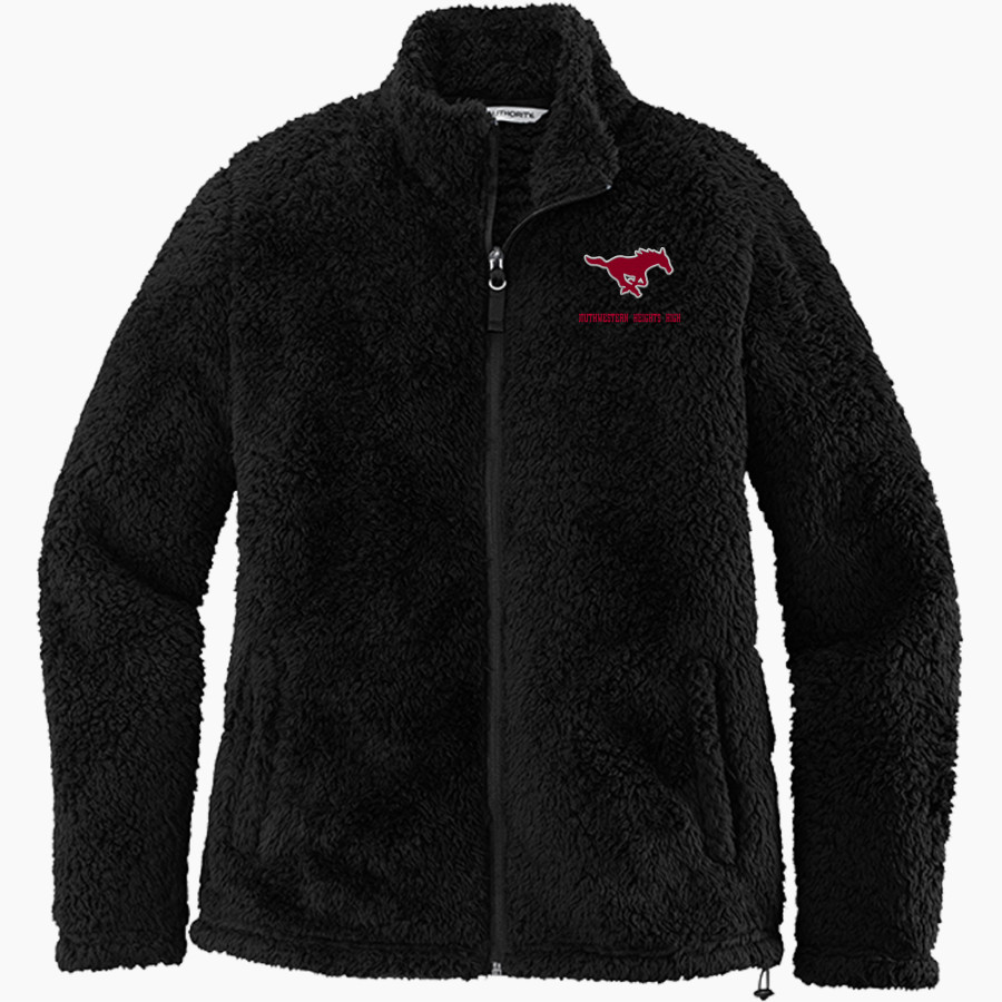 SOUTHWESTERN HEIGHTS HIGH MUSTANGS <span class="pdp-name-mascot">SOUTHWESTERN HEIGHTS HIGH MUSTANGS</span> Port Authority Women's Cozy Fleece Jacket