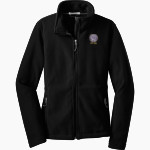 Defiance College Yellow Jackets Port Authority Women's Fleece Jacket Front Thumbnail