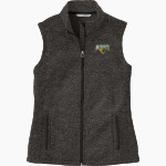 BENTON CENTRAL HIGH SCHOOL BISON <span class="pdp-name-mascot">BENTON BISON</span> Port Authority Women's Sweater Fleece Vest Front Thumbnail