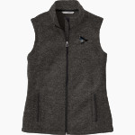 RIVERSIDE PIRATES The Official Online Store Port Authority Women's Sweater Fleece Vest Front Thumbnail