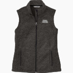 Be Better Foundation Team Derek Fisher Port Authority Women's Sweater Fleece Vest Front Thumbnail