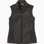 Manassas Park Cougars Port Authority Women's Sweater Fleece Vest Front Thumbnail