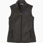 Mesquite Desert Dogs Port Authority Women's Sweater Fleece Vest Front Thumbnail